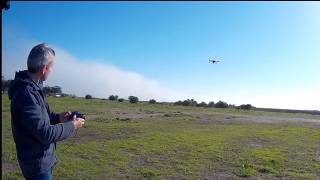 Flying a Drone over GSM Cellular Network