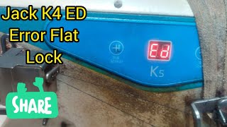 Jack K4 Flat lock Error ED solution
