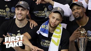 Klay Thompson is tired of getting Steph and KD’s 'crumbs' - Stephen A. | First Take