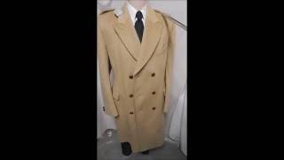 D23 DAVIS23 L CASHMERE SAKS DB OVERCOAT 29\