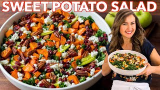 Roasted SWEET POTATO SALAD with Best Dressing