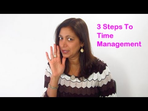 3 Steps To Time Management - YouTube