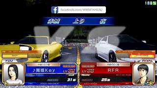 [頭文字D0]Initial D Arcade Stage 0 Online battle #12 赤城 上り 夜 vs RFR