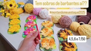 🎯4 LINDAS COMBINAÇÕES COM OS TONS DE AMARELO 💛 #vlogdecroche #montandomeuestoque