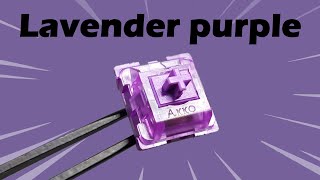 Best Budget Tactile Switch? – Akko CS Lavender Purple! | Tactile Review, Comparison and Sound Test!