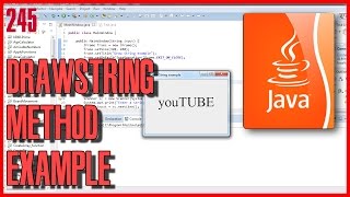 LEARN JAVA DrawString method example