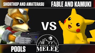 MNM 428 - Doubles - Shorthop and Amaterasu (Fox) VS Fable and kamuki (Pikachu) - SSBM