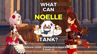 How Strong is Full Defense Noelle Against Different Enemies? Genshin Impact