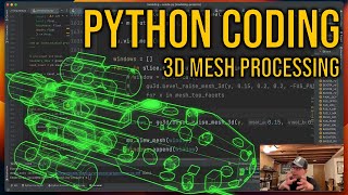 Live Python coding! 3D mesh processing! Space fleet maintenance.