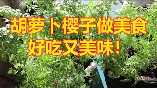 胡萝卜樱子做美食，好吃又美味！