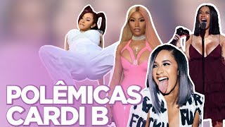 TOP 10 POLÊMICAS DE CARDI B: TRETA COM NICKI MINAJ, VIDA DE STRIPPER, HOMOFOBIA... | Foquinha FBI