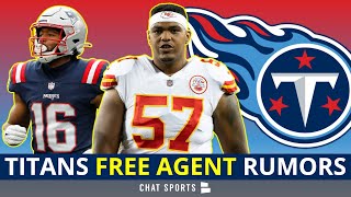 Latest Titans Free Agency Rumors On Orlando Brown, Jakobi Meyers & Foster Moreau | NFL Free Agency