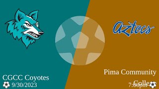 ⚽️ CGCC Coyotes Mens Soccer vs Pima Community College