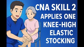 Credentia CNA Skill 2: Applies One Knee-High Elastic Stocking Updated