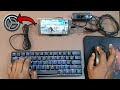 How to play free fire with keyboard and mouse in mobile | full setup keyboard mouse in mobile