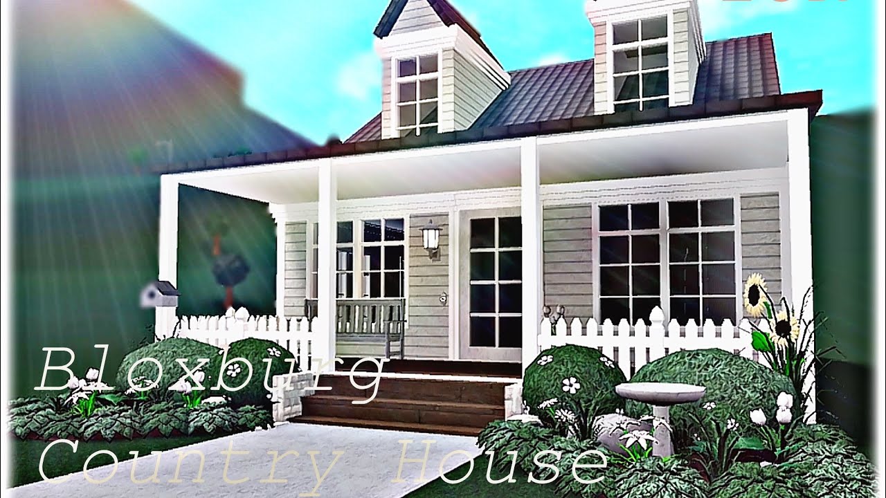 Bloxburg | Country House | Exterior | 23k - YouTube