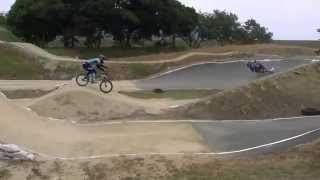 BMX　笠岡　エリート　決勝　2015