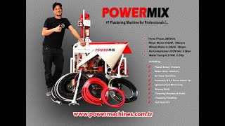 Powermix ALPHA Plastering Machine-First Operation(Training Video Part 5)