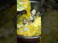 grandma touches eggs against stones and adds sophora flowers. cooking delicious countrylife