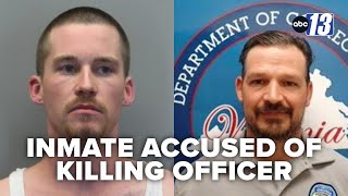 Officials identify inmate accused of killing corrections officer at Virginia prison