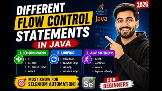 177. Different Flow Control Statements in Java (Selenium Java 2026)