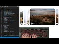 ASMR Programming - Expanding Flex Cards with Html CSS and Javascript - No Talking