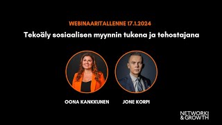 Webinaaritallenne 17.1.2024 | AI sosiaalisen myynnin tuloksiin \u0026 ajatusjohtajuuden rakentamiseen