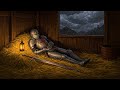Finally, the rain...  a long-awaited rest