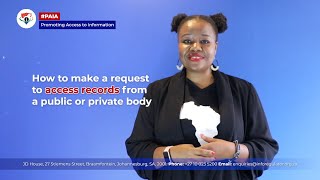 How to make a request to access records held by a private or public body
