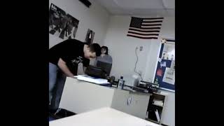 Student Freaks Out and Breaks Teacher's Computer in class