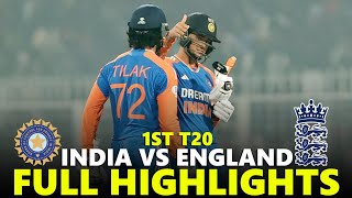 India vs England 1st T20 2025 Full Highlights | ENG VS IND