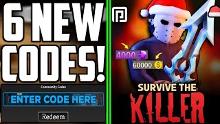 ✨WINTER UPDATE✨SURVIVE THE KILLER CODES - SURVIVE THE KILLER - CODE SURVIVE THE KILLER 2024