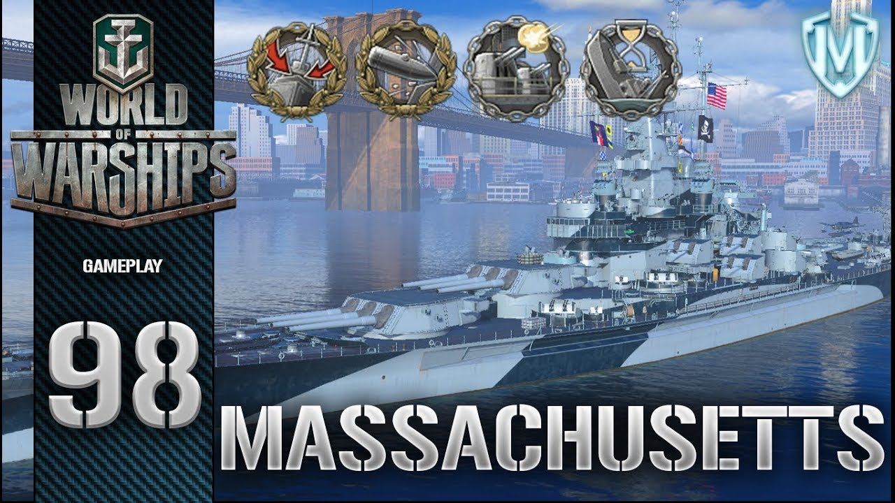 World Of Warships - Massachusetts - Gameplay PL #98 - YouTube