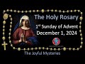 ▶️ Pray the Rosary • 1st Sunday of Advent - December 1, 2024 💙 The Joyful Mysteries of the Rosary