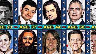 Rowan Atkinson vs Jim Carrey - Age Transformation
