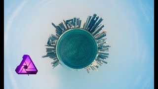 How to make tiny planet in Affinity Photo