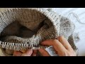 knitting tutorial how to bind off a folded neckband