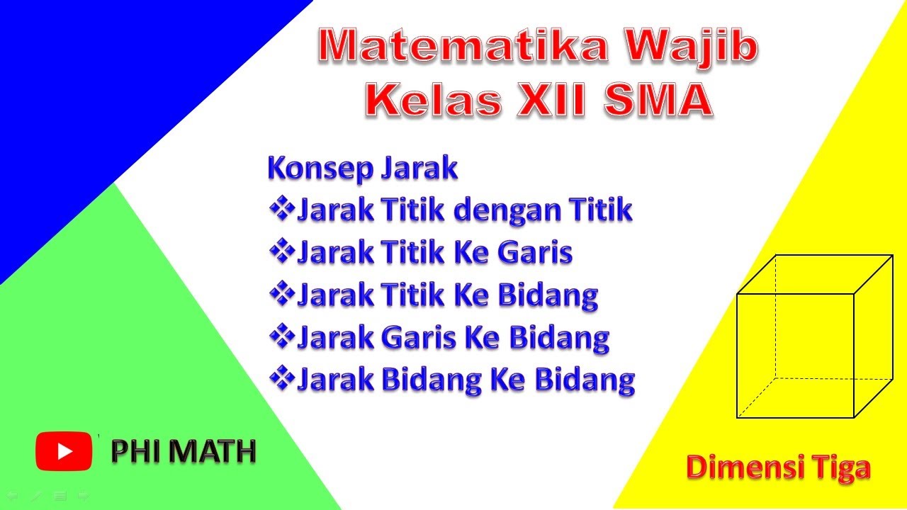 DIMENSI TIGA (MATEMATIKA WAJIB KELAS XII SMA) - YouTube