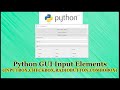 Python GUI Elements Tutorial Part 15.9
