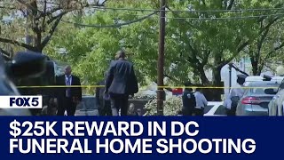 DC Funeral Home Shooting: $25K reward; possible suspect vehicle captured on surveillance video