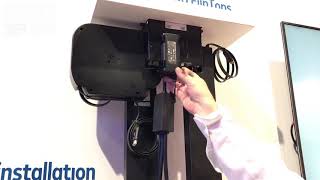 ISE 2018: Crestron Demos Its New One-Touch Flip-Top Cable Retractor Modules