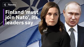 Russia threatens retaliation - as Finland’s leaders say it ‘must join Nato’