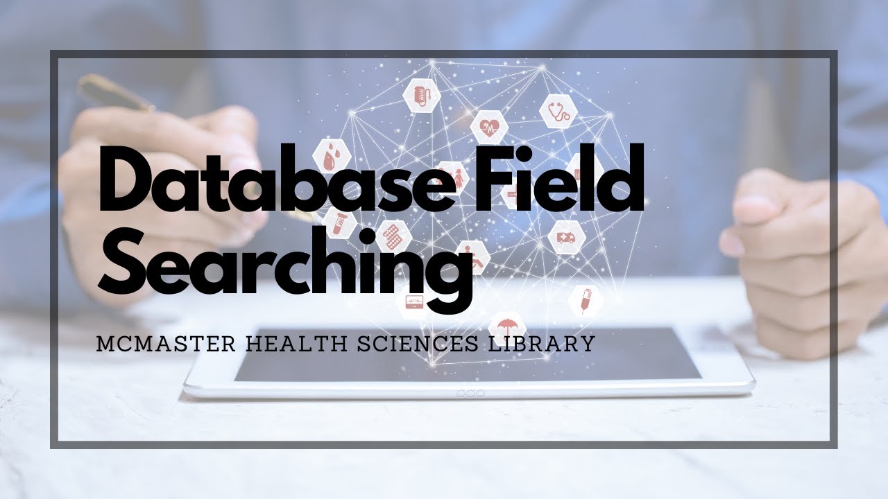 Database Field Searching - YouTube