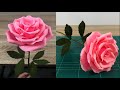 DIY Rose flower paper | ดอกกุหลาบกระดาษ