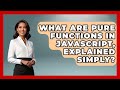 What Are Pure Functions In JavaScript, Explained Simply? - JavaScript Toolkit