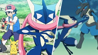 GRENINJA RETURNS | Lucario vs Greninja - Pokemon Sword And Shield Episode 108 | Pokemon Journeys AMV