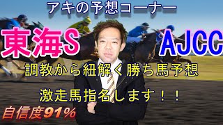 中央競馬予想【東海Ｓ・ＡＪＣＣ2022年】調教から紐解く勝ち馬予想 激走馬指名します！！【アキの予想コーナー】