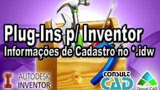 Autodesk Inventor - Plug In p/ Cadastro (Legenda de arquivos *.idw)