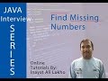 How To Find Missing Numbers in Array Java