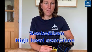 SaeboGlove high level hand exercises